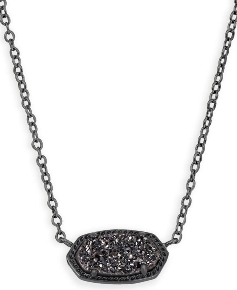 Чёрный Drusy