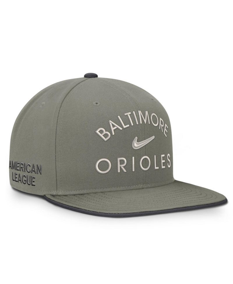 Men's Olive Baltimore Orioles Pro Dri-FIT snapback Hat