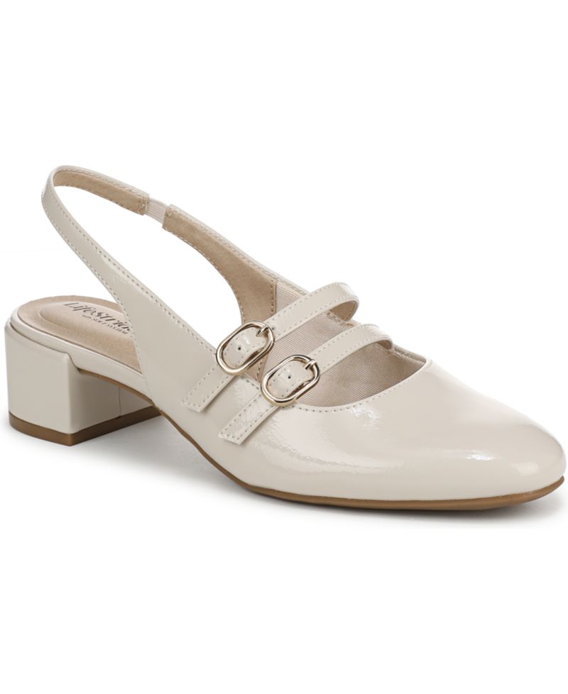 Women's Beatrice Block Heel Slingback Pumps