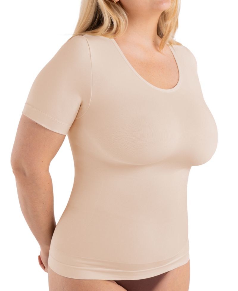 Women's Scoop Neck Shaping T-Shirt 48001