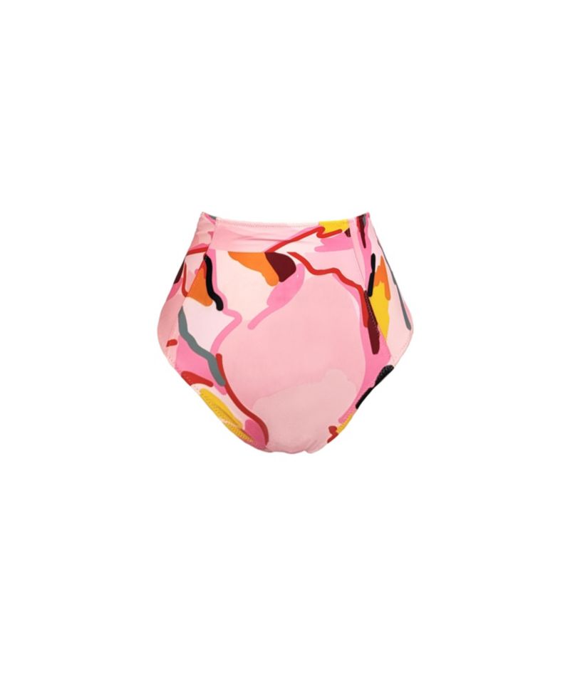 Women's Aurora Bloom High Waisted Bikini Bottom