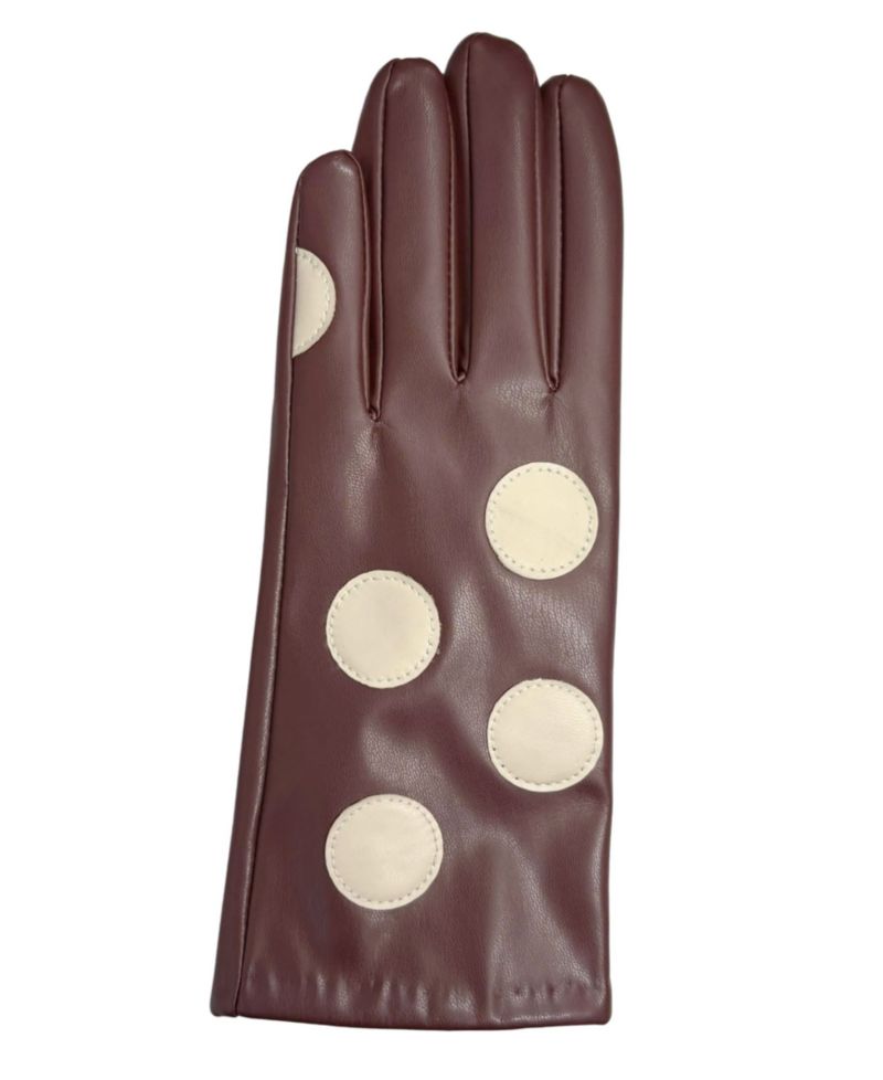 Polka Dot Leather Glove
