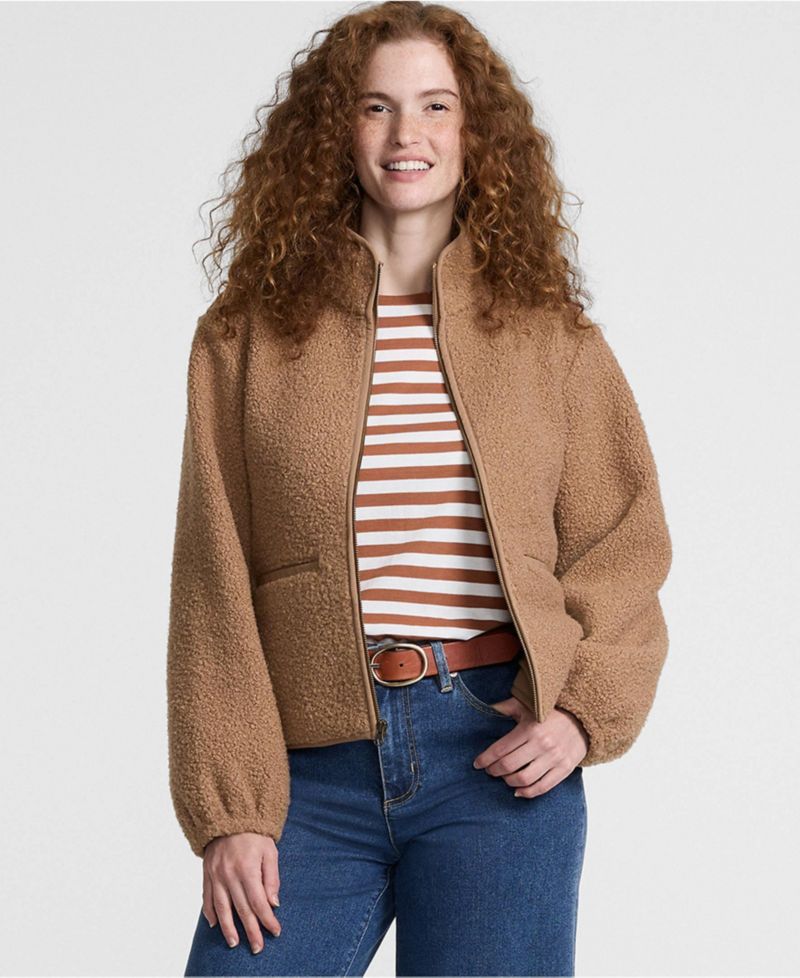Women's Boucle Fleece Jacket