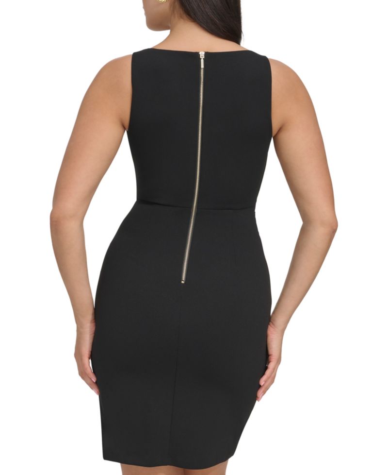 Women's Origami-Pleat Sleeveless Dress