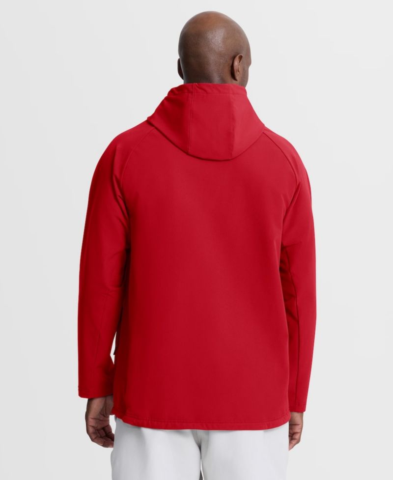 Men's Red Philadelphia Phillies Authentic Collection Raglan Therma-FIT Full-Zip Hooded Jacket