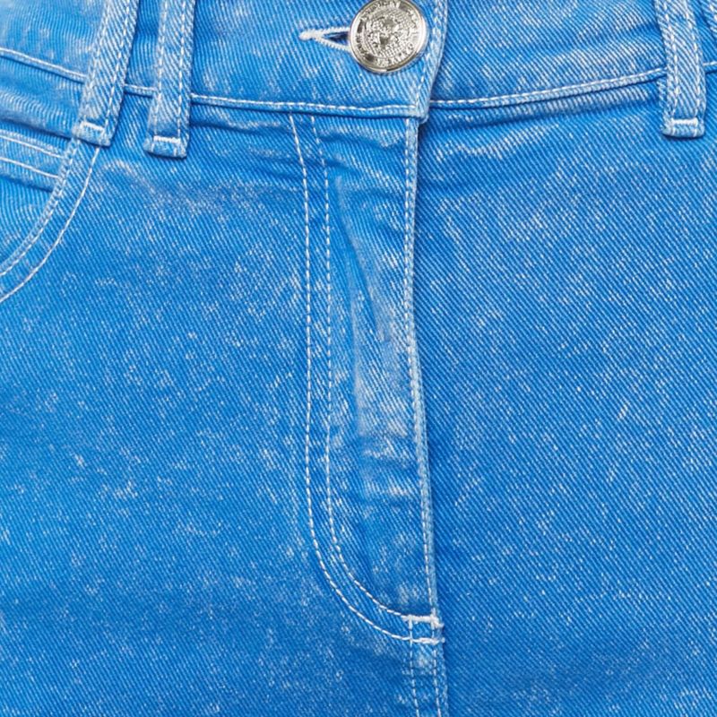 Women's Faded Denim Skinny Jeans