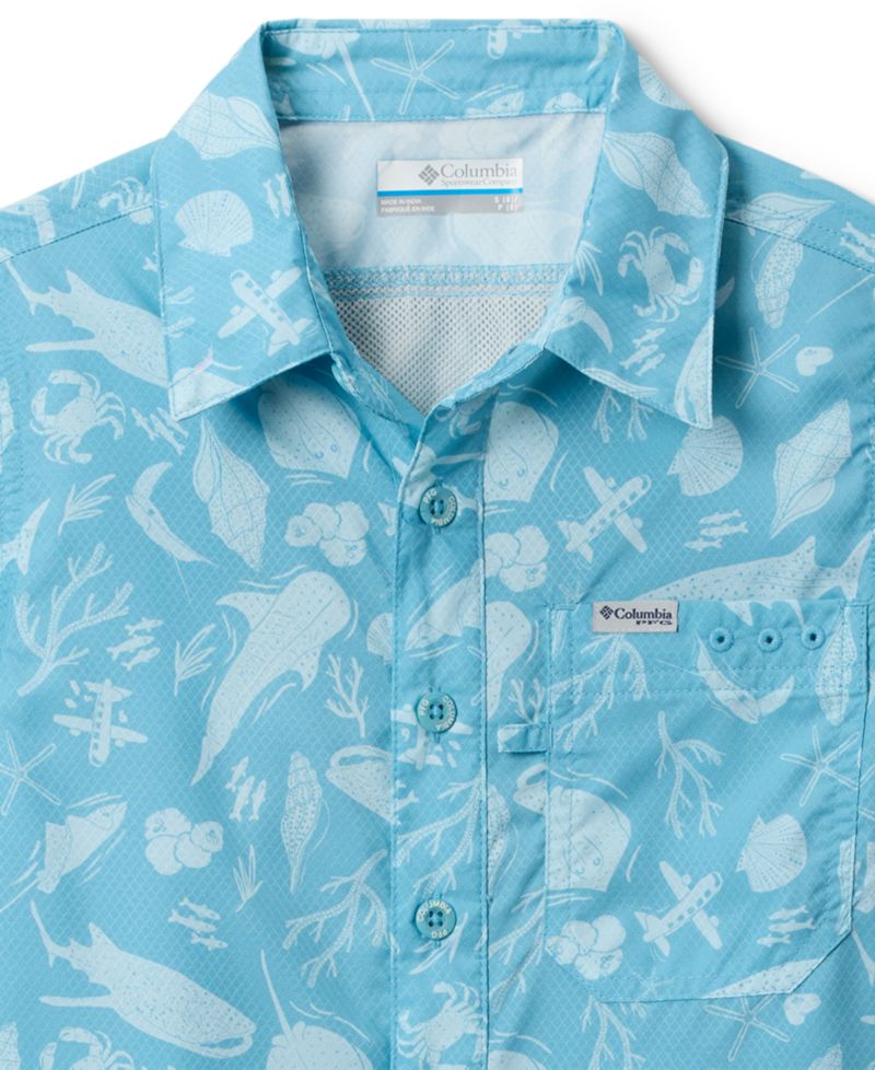Boys' 8-20 Super Slack Tide™ Short-Sleeved Camp Shirt