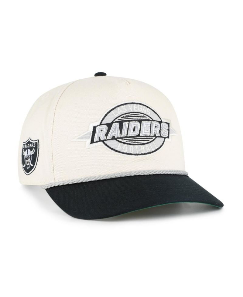 Men's Natural Las Vegas Raiders Frame Out Two Tone Hitch Adjustable Hat