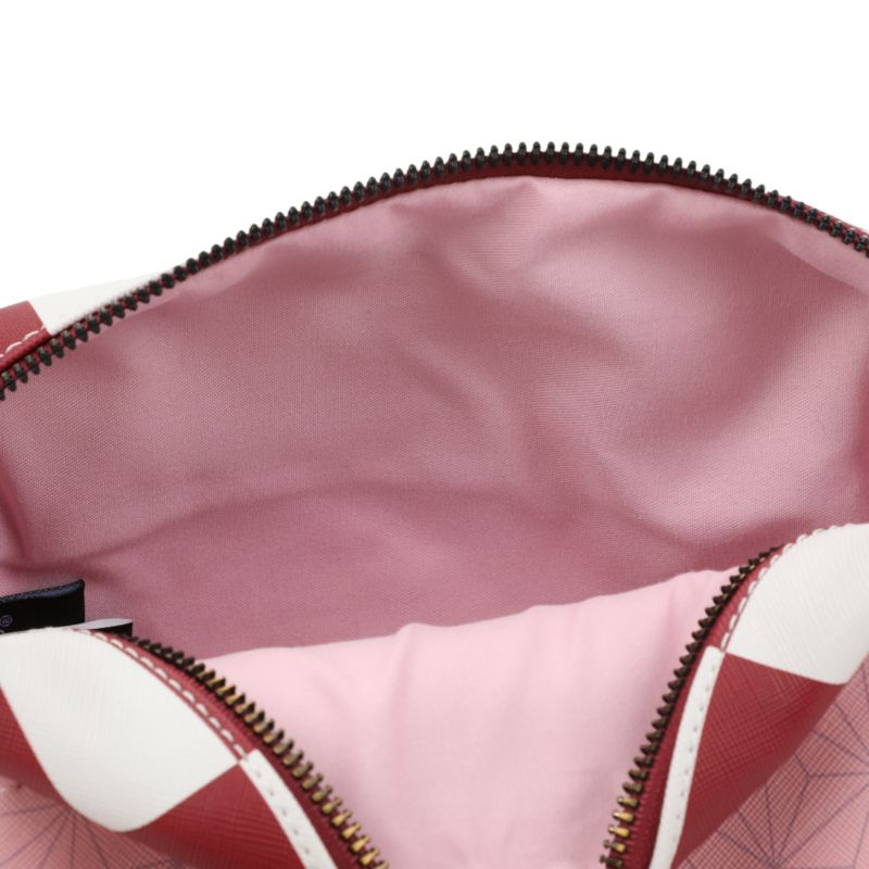 Nezuko Metal Badge Women's Pink Crossbody Handbag