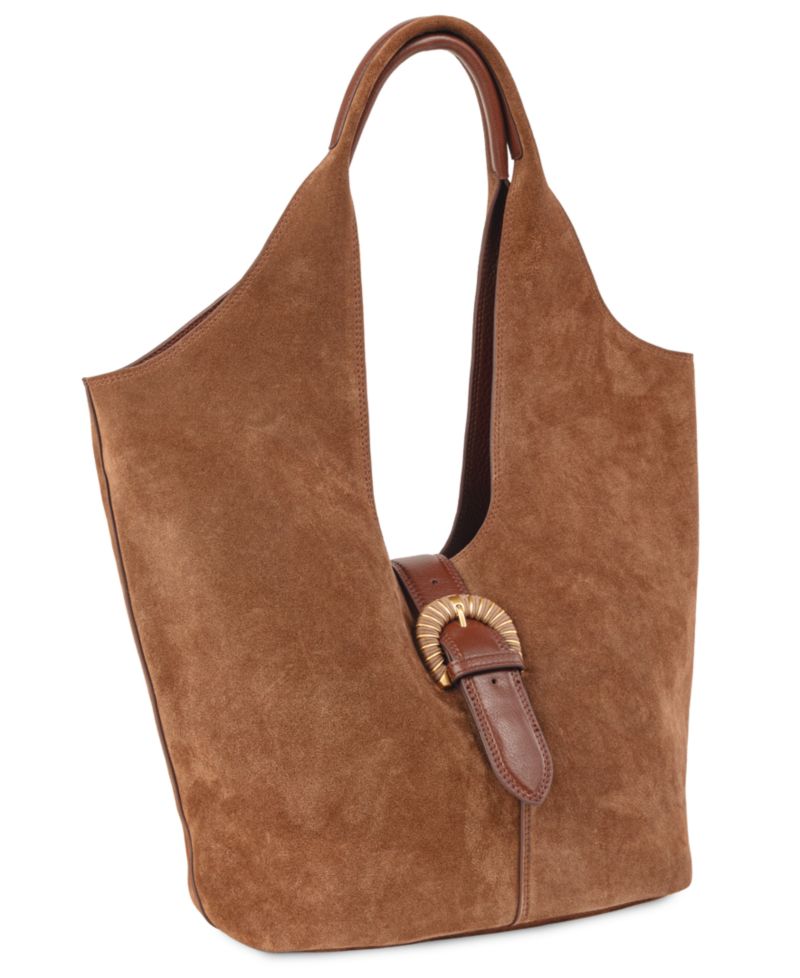 Lucy Buckle Medium Tote Handbag
