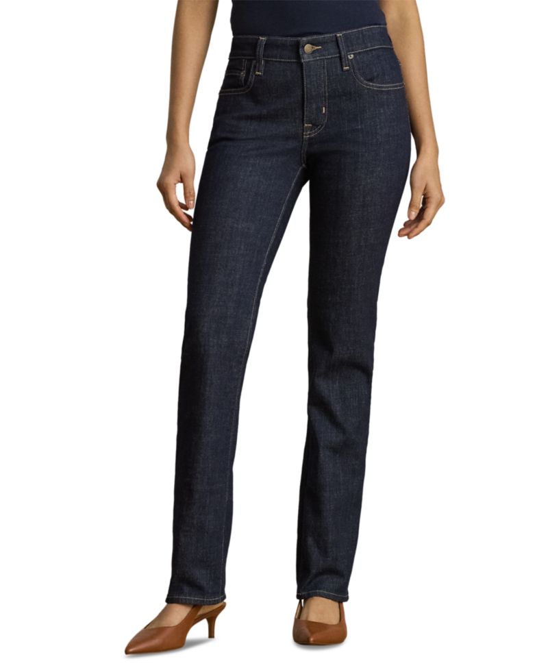 Women's Mid-Rise Slim Straight Jeans