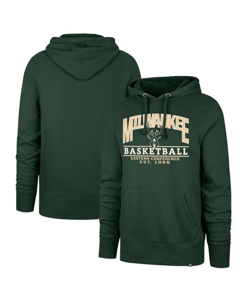 Men's and Women's Hunter Green Milwaukee Bucks Good Call Headline Pullover Hoodie