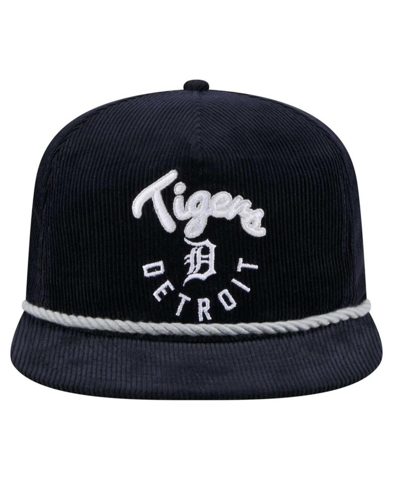 Men's Navy Detroit Tigers Full Circle Corduroy Golfer Adjustable Hat