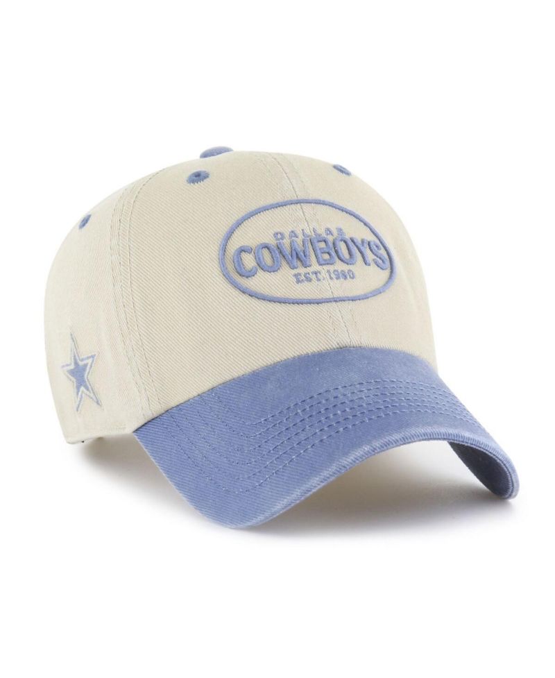 Men's Khaki Dallas Cowboys Breaking Trail Clean Up Adjustable Hat