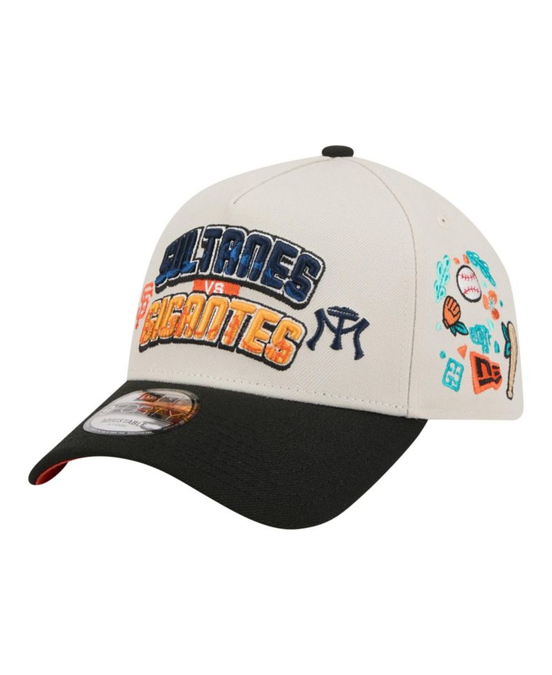 Men's Beige San Francisco Giants vs. Monterrey Sultanes 2026 Matchup 9FORTY A-Frame Adjustable Hat