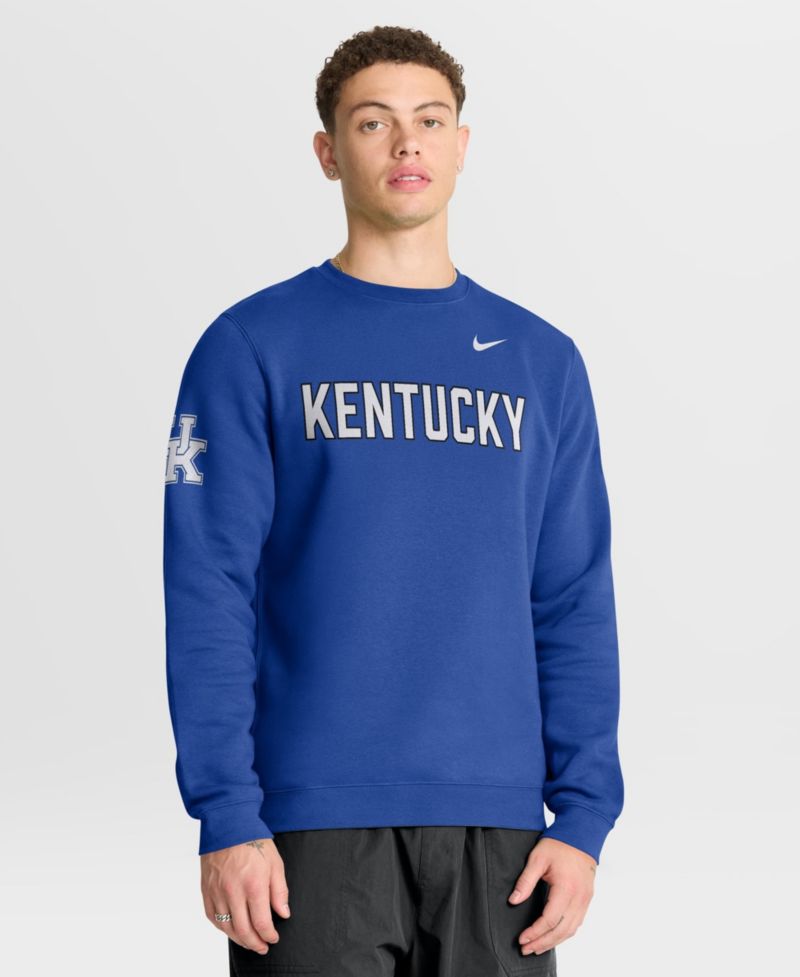 Men's Royal Kentucky Wildcats 2026 Sideline Club Sweatshirt