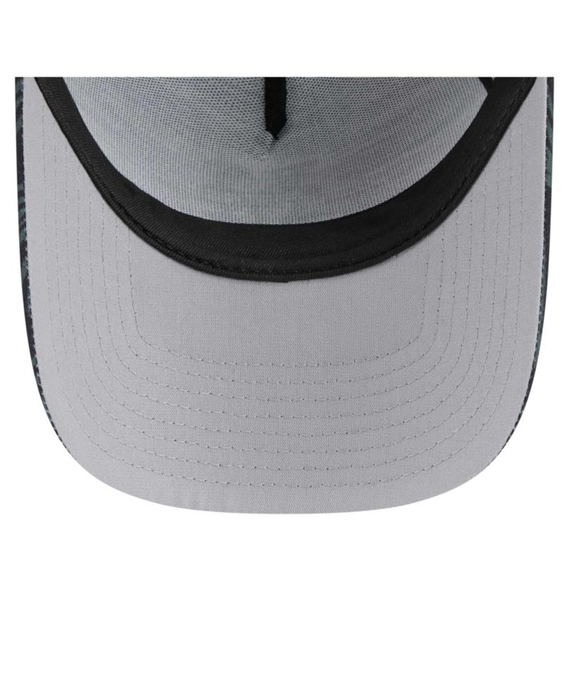 Men's Black New York Mets 9FORTY A-Frame Trucker Adjustable Hat