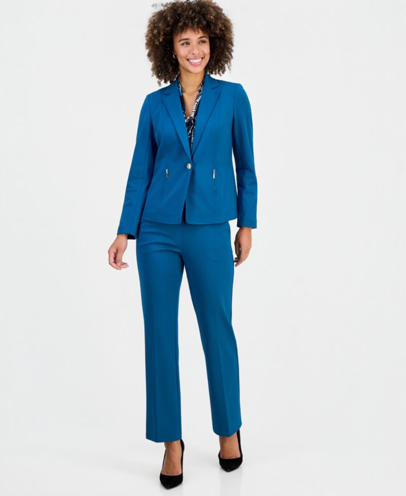 Women's Audrey Pull-On Mid-Rise Slim-Leg Trouser