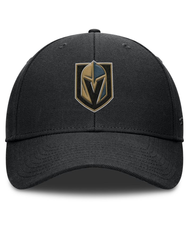 Men's Black Vegas Golden Knights Force Adjustable Hat