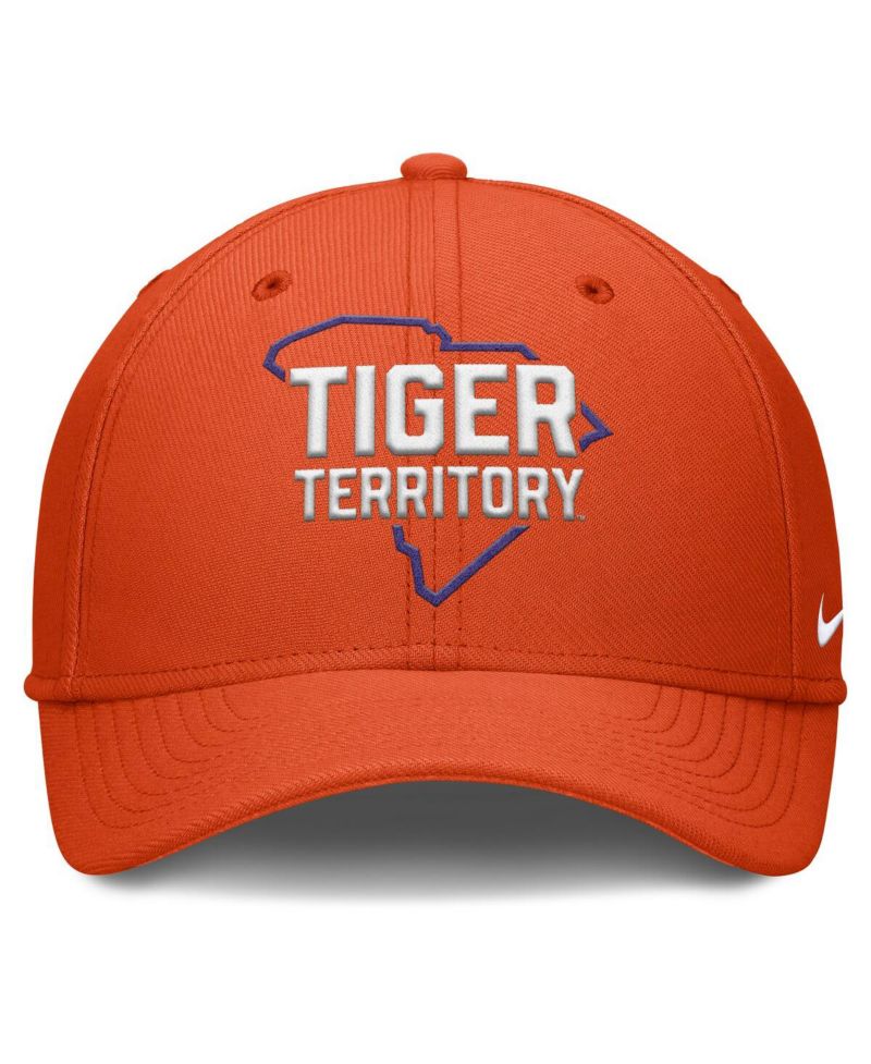 Men's Orange Clemson Tigers Local Swoosh Flex Hat