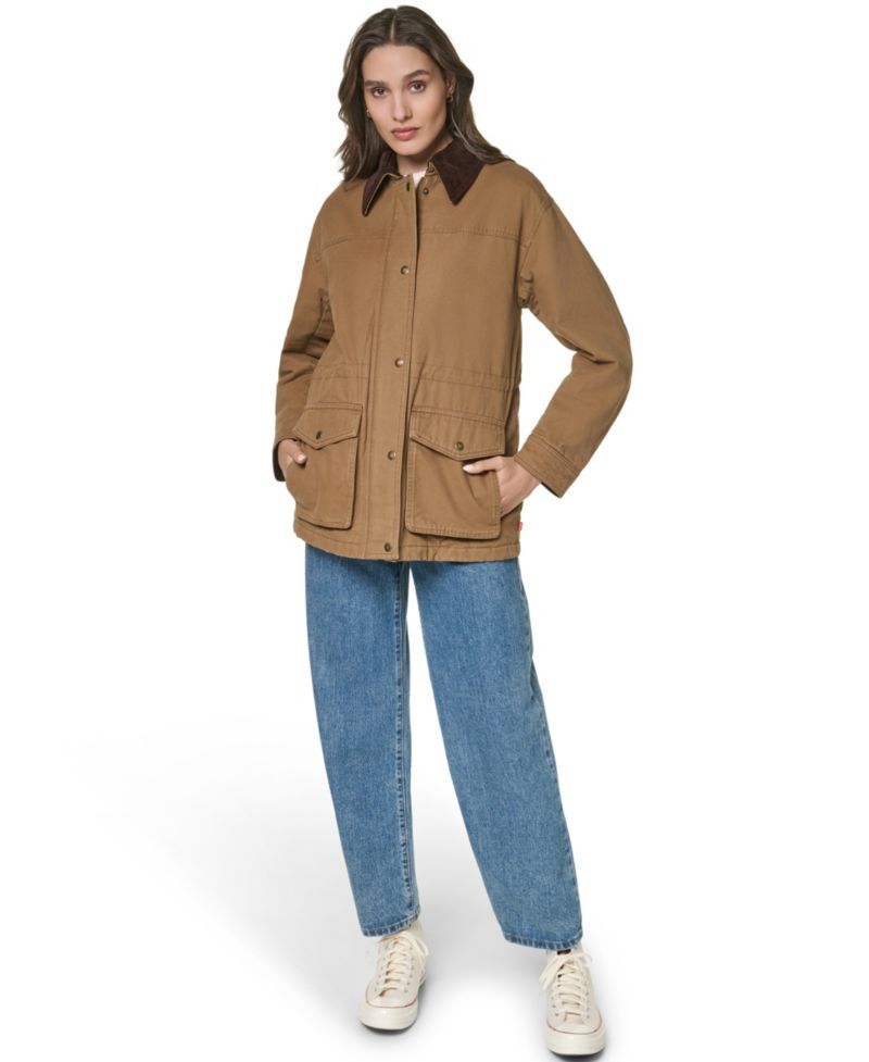 Women's Cinched Waist Barn Jacket