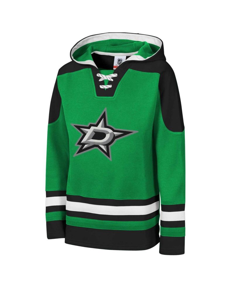 Big Boys and Girls Kelly Green Dallas Stars Must Have Home V-Neck Pullover Hoodie