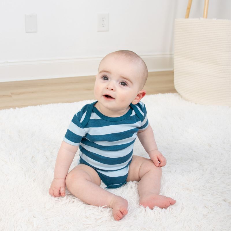 Baby Boys Short Sleeve Cotton Bodysuits Boys, Star Stripe