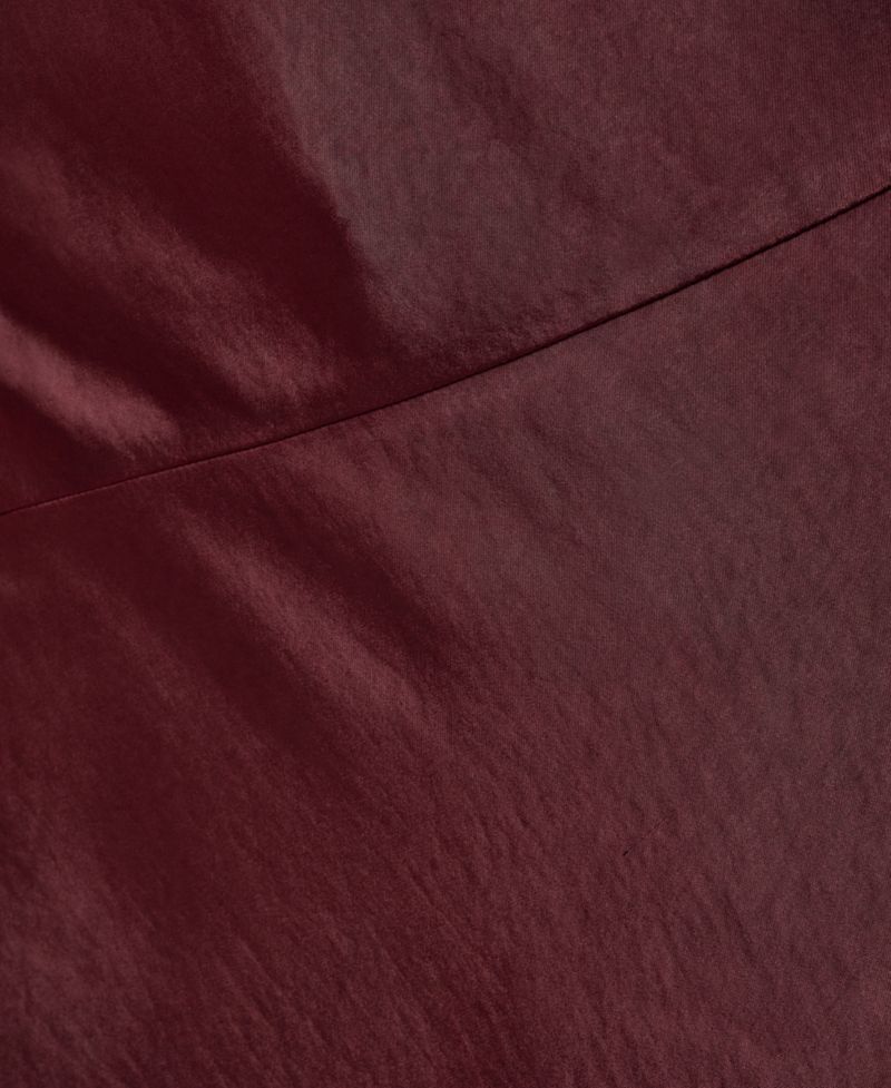 Women's Satin Cowl Neck A-Line Dress