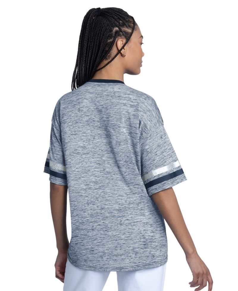 Women's Navy New York Yankees Off-Season Oversized Top
