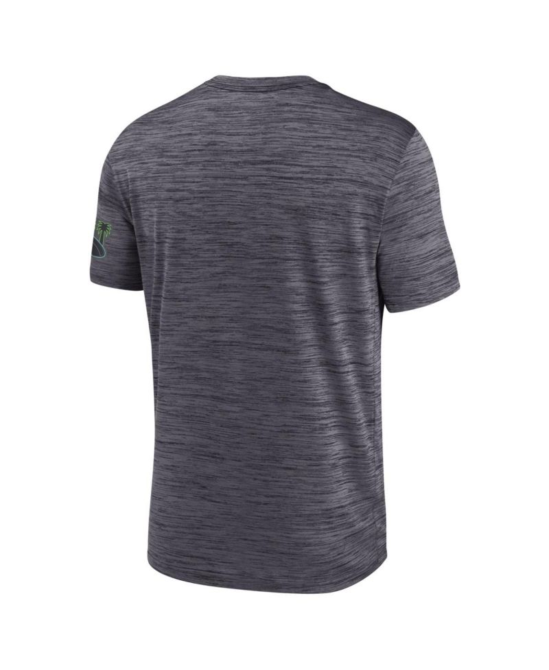 Men's Black Tampa Bay Rays Authentic Collection City Connect Velocity Dri-FIT T-Shirt
