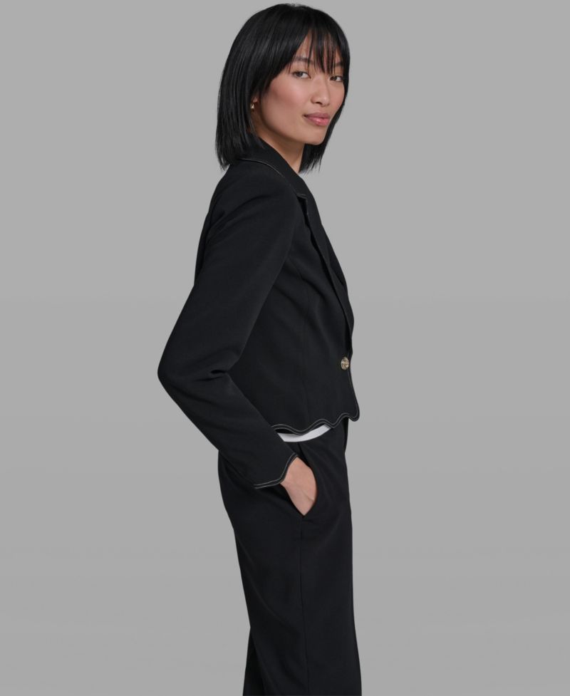 Women's Collared Long-Sleeve Jacket