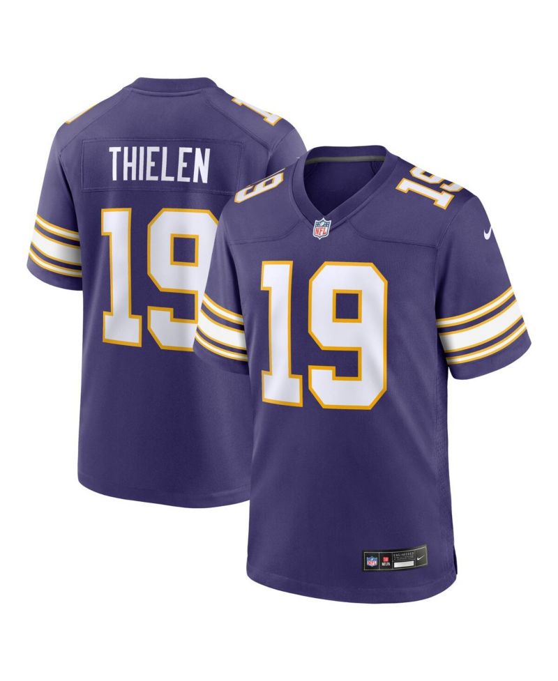 Men's Adam Thielen Purple Minnesota Vikings Alternate Game Player Jersey
