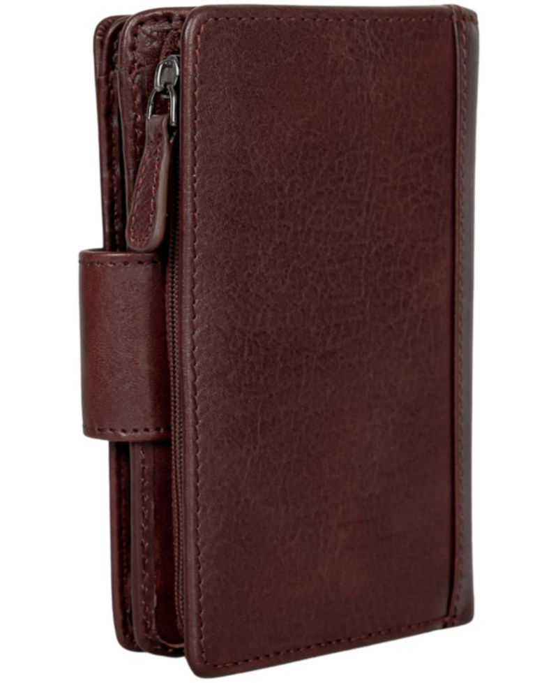 Pelle D'oro RFID Secure Snap Trifold Wallet