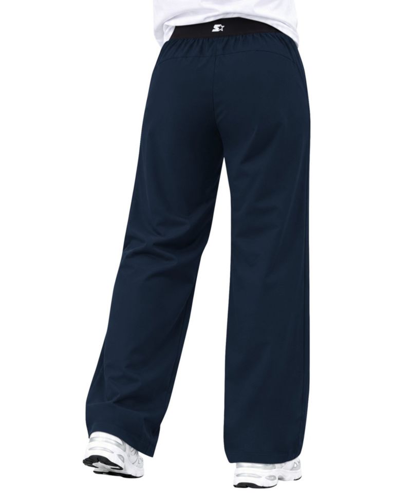 Women's Navy Seattle Seahawks Athleisure Wide-Leg Pants