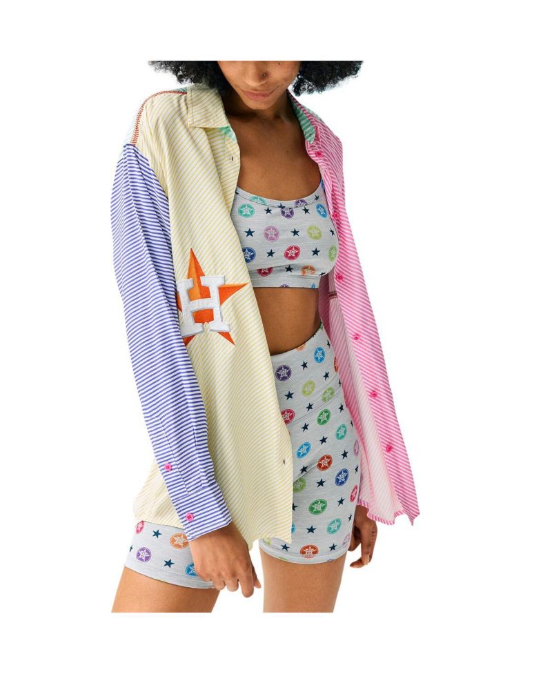 Women's Houston Astros Button-Up Shirt