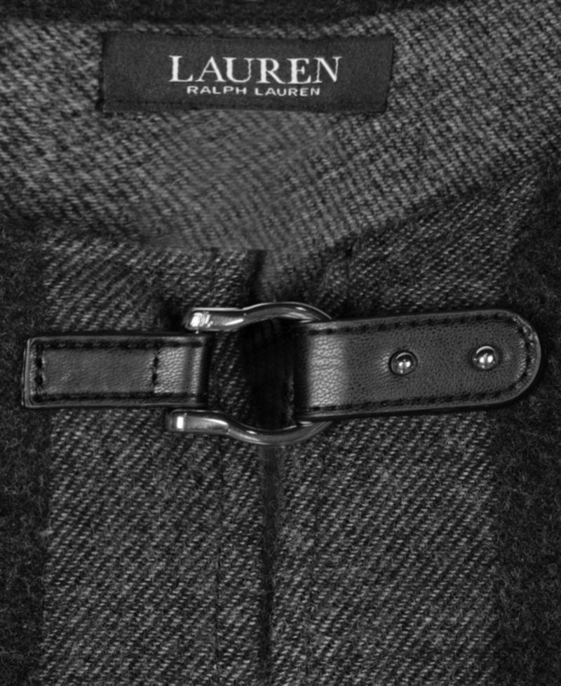 Belting Jacquard Buckle Closure Ruana