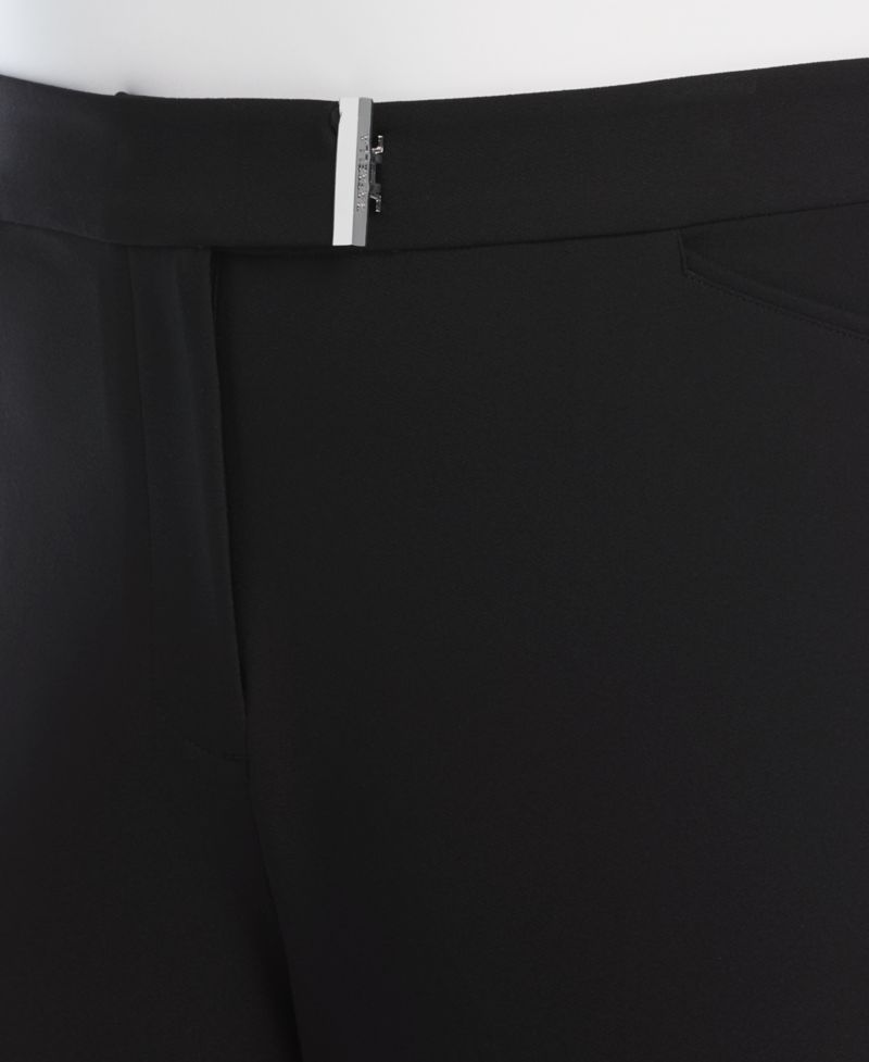 Plus Size Ankle Straight Pants