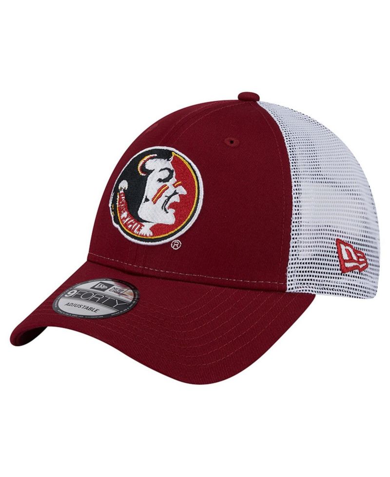 Men's Garnet Florida State Seminoles Trucker 9FORTY Adjustable Hat