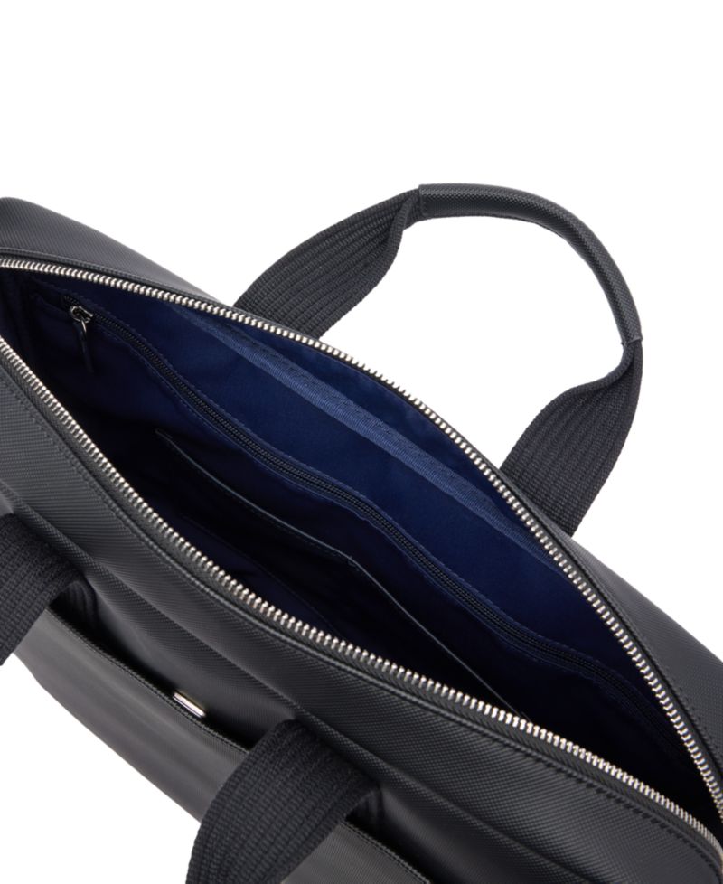 Men's Pique Effect Computer Bag