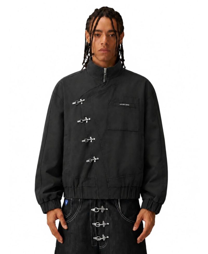 Men's Boxy Fireman Clasp Jacket