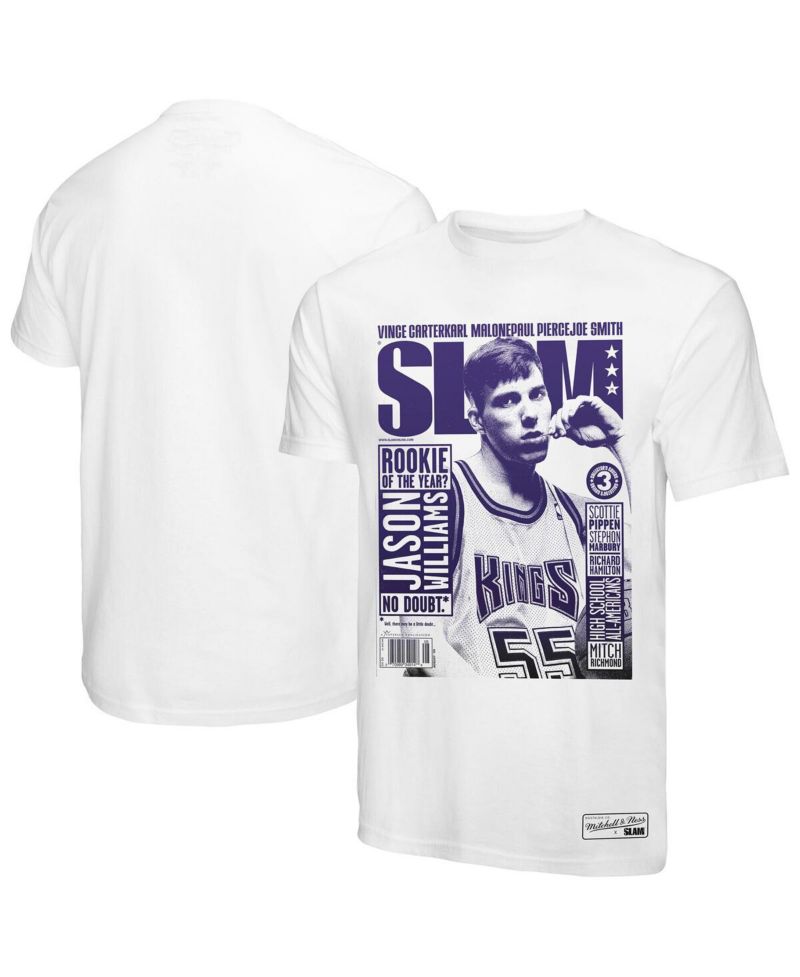 Men's Jason Williams White Sacramento Kings SLAM Gradient T-Shirt