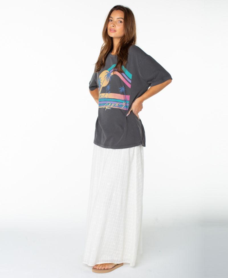 Women's Heatwave Graphic Oversized Drop-Shoulder T-Shirt