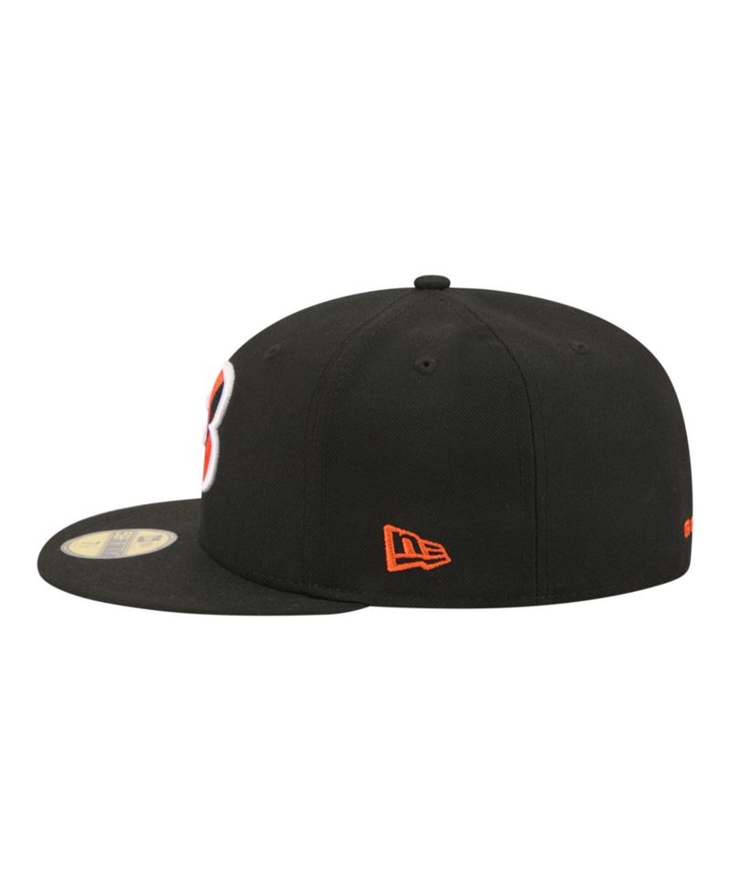 Cincinnati Bengals Fitted Flat-Bill Core Team 59FIFTY Hat