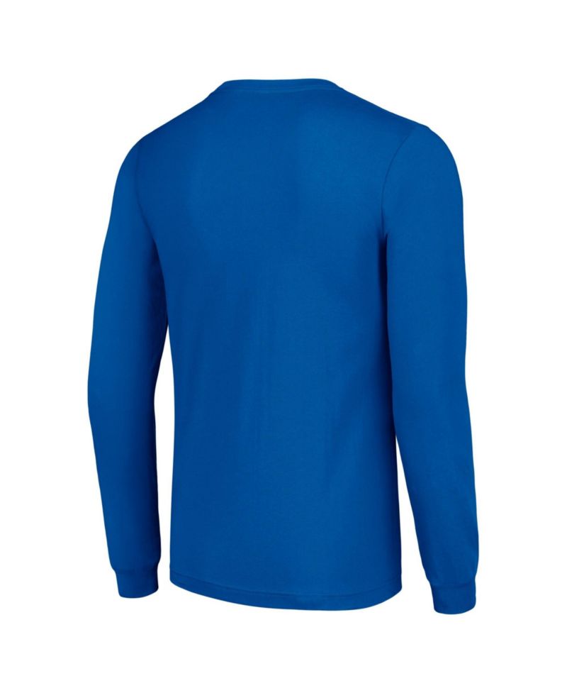 Men's Royal Buffalo Sabres Logo Long Sleeve T-Shirt