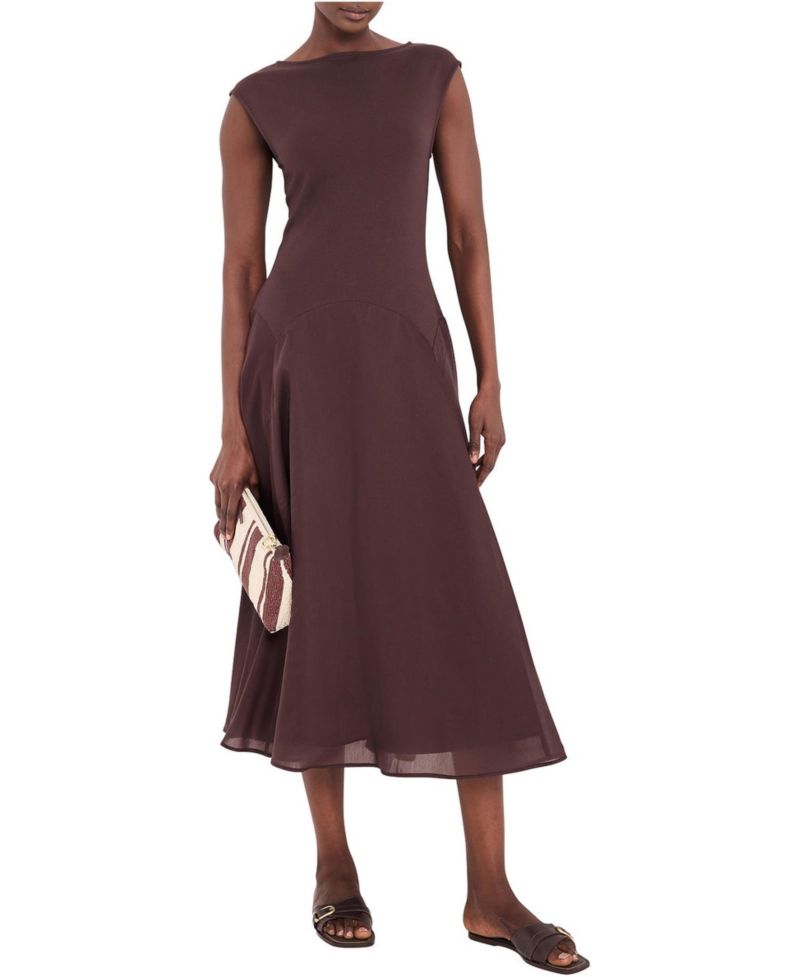 women's Sleeveless Midi Dress