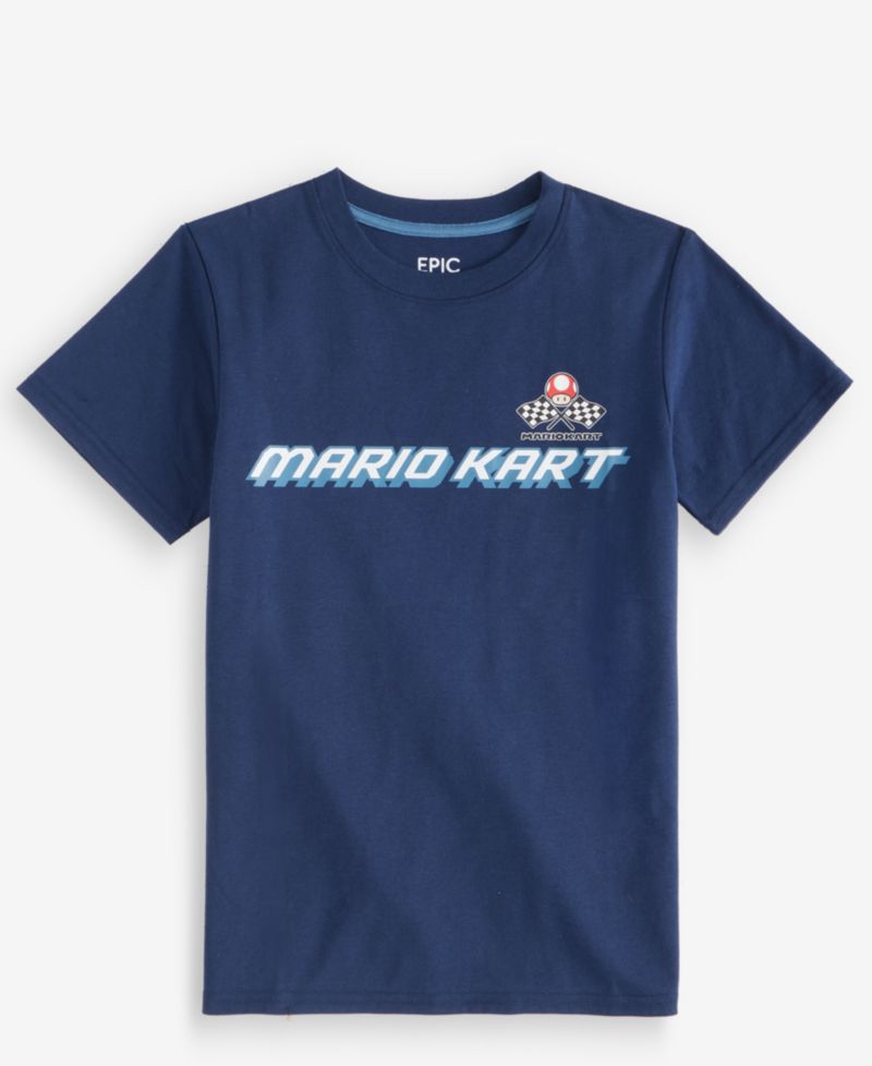 Boys' XS-XL Mario Kart Short-Sleeve T-Shirt