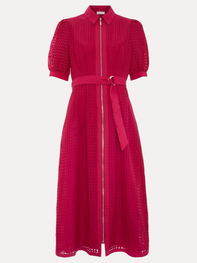 Women's Carey Belted Midi Shirt Dress