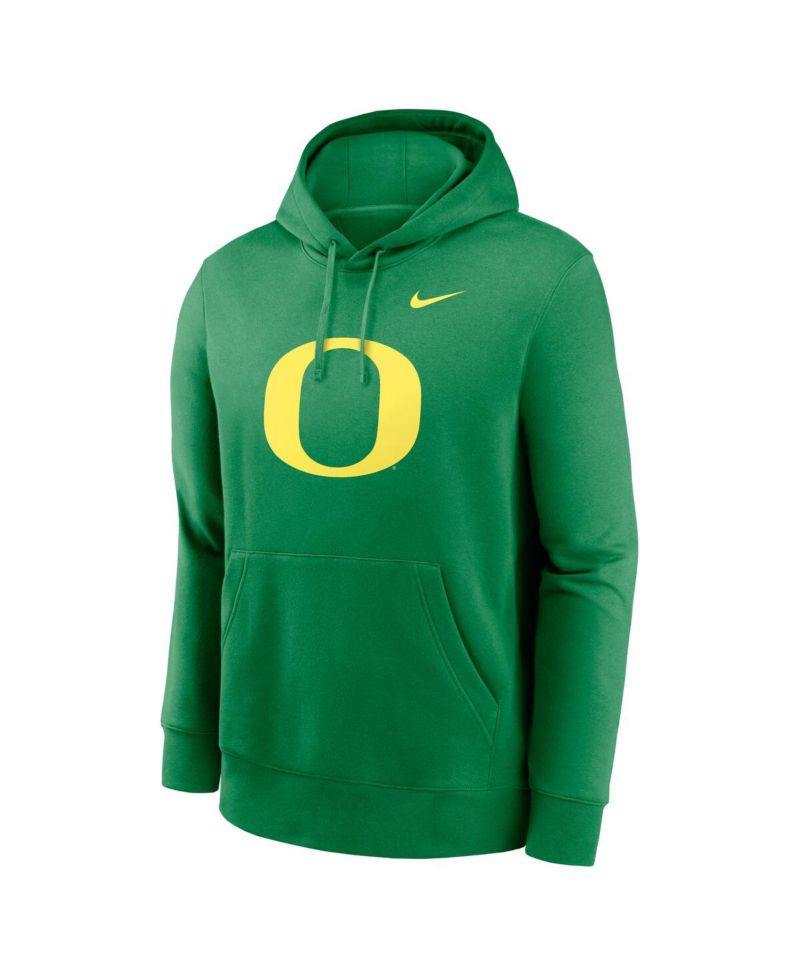 Men's Oregon Ducks Primetime Evergreen Club Fleece Pullover Hoodie