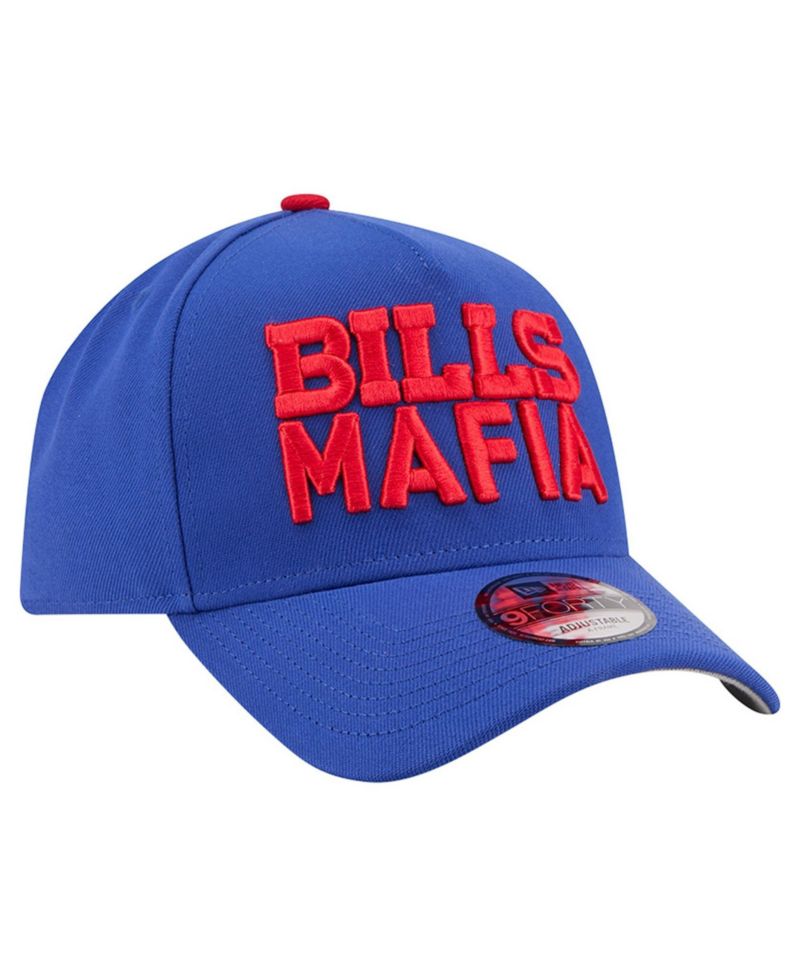 Men's Blue Buffalo Bills Mafia A-Frame 9Forty Adjustable Hat