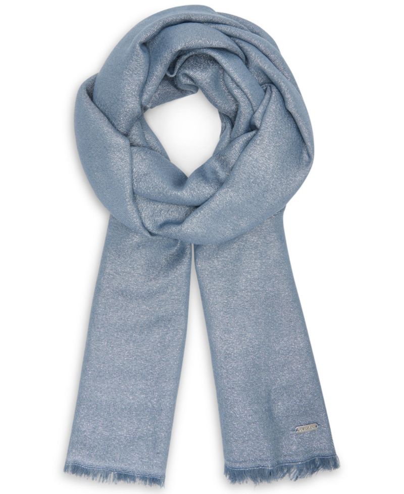 Lightweight Metallic Evening Scarf